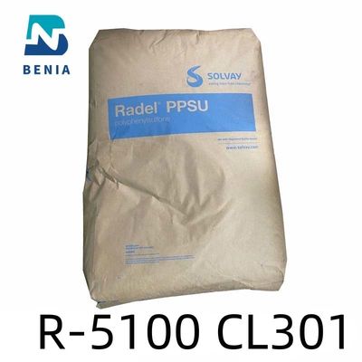 Инженерство смолы Solvay PPSU Radel R-5100 CL301 Polyphenylsulfone пластиковое в запасе весь цвет