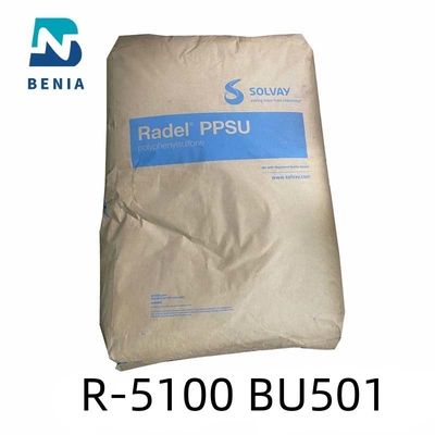 Непрозрачное инженерства смолы Solvay PPSU Radel R-5100 BU501 Polyphenylsulfone пластиковое весь цвет