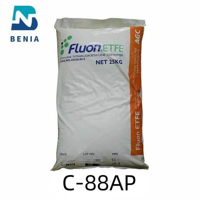 Порошок лепешки девственницы фторопластов ETFE AGC Fluon ETFE C-88AP В ЗАПАСЕ весь цвет