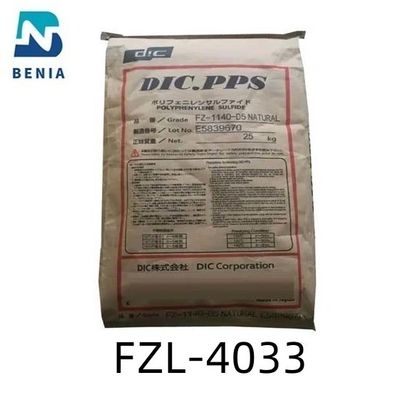 Стекло PTFE смолы PolyphenyleneSulfide зерен DIC PPS FZL-4033 DIC.PPS усилило низкое трение весь цвет