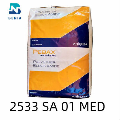 Лепешка девственницы применений термопластикового эластомера MED SA 01 Arkema Pebax 2533 медицинская весь цвет