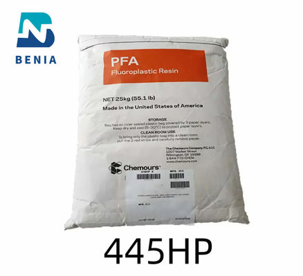 Dupont PFA 445HP Perfluoroalkoxy PFA Флуоропластическая смола пеллетная форма для трубной обшивки